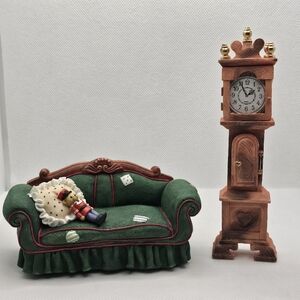 New Cherished Teddies  1997 Nutcracker Suite Accessories sofa clock Christmas